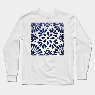 Blue Tile Talavera Long Sleeve T-Shirt